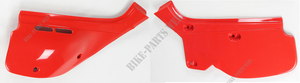 Side covers Flash Red pair Honda XR600 1988 and 1989 - CACHE LATERAL D+G XR600 88+ R119